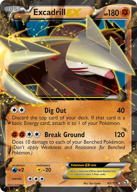 Excadrill-EX, Legendary Treasures 82/113