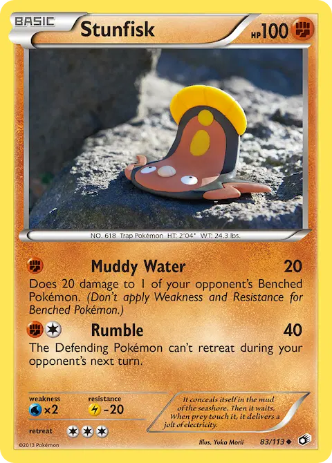 Stunfisk, Legendary Treasures 83/113