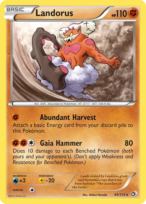 Landorus, Legendary Treasures 85/113
