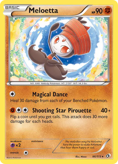 Meloetta, Legendary Treasures 86/113
