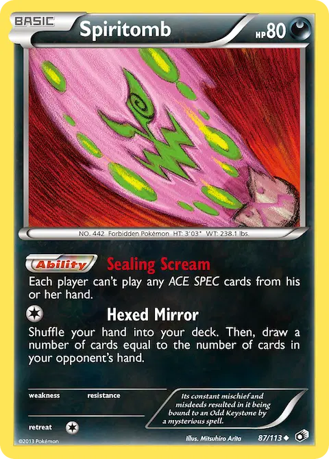 Spiritomb, Legendary Treasures 87/113