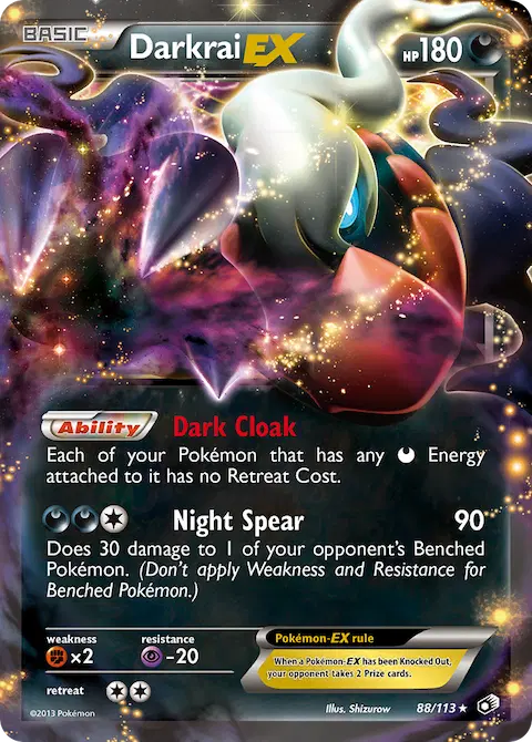 Darkrai-EX, Legendary Treasures 88/113