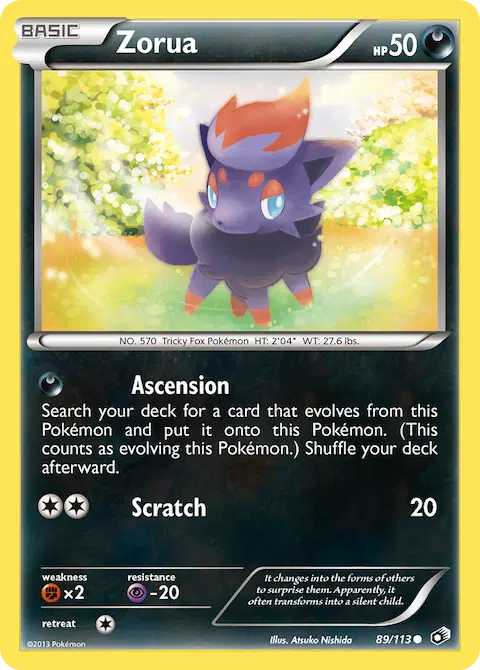 Zorua, Legendary Treasures 89/113