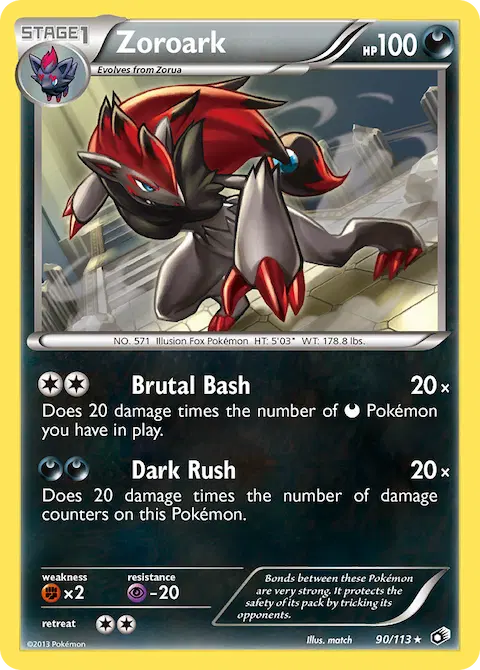 Zoroark, Legendary Treasures 90/113