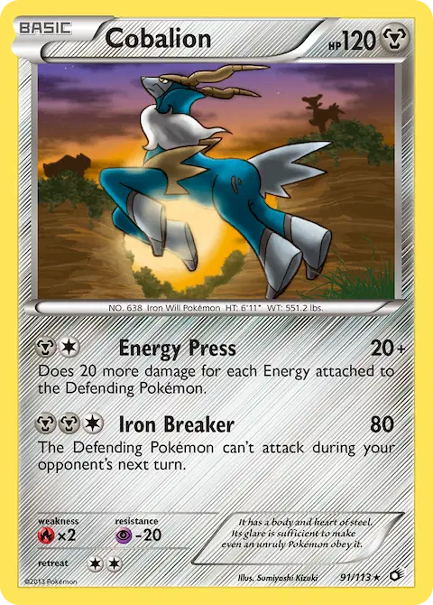 Cobalion, Legendary Treasures 91/113