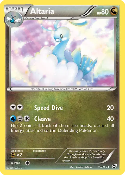 Altaria, Legendary Treasures 92/113