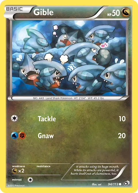 Gible, Legendary Treasures 94/113