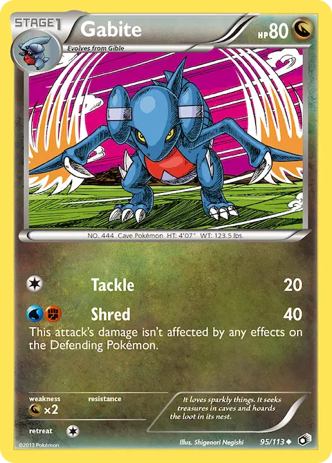 Gabite, Legendary Treasures 95/113