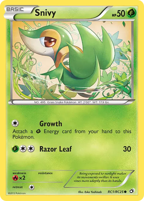 Snivy, Legendary Treasures RC1