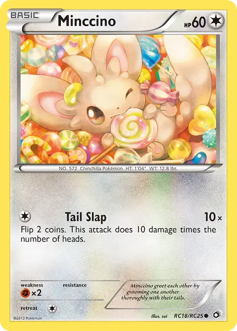 Minccino, Legendary Treasures RC18