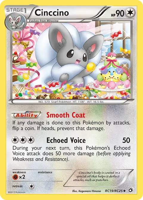 Cinccino, Legendary Treasures RC19