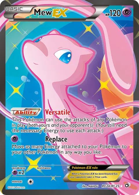 Mew-EX, Legendary Treasures RC24
