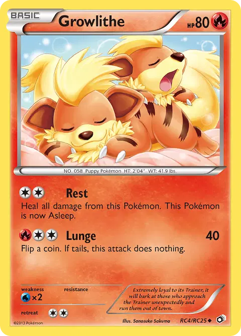 Growlithe, Legendary Treasures RC4