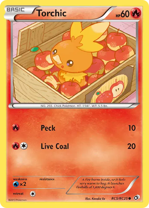 Torchic, Legendary Treasures RC5