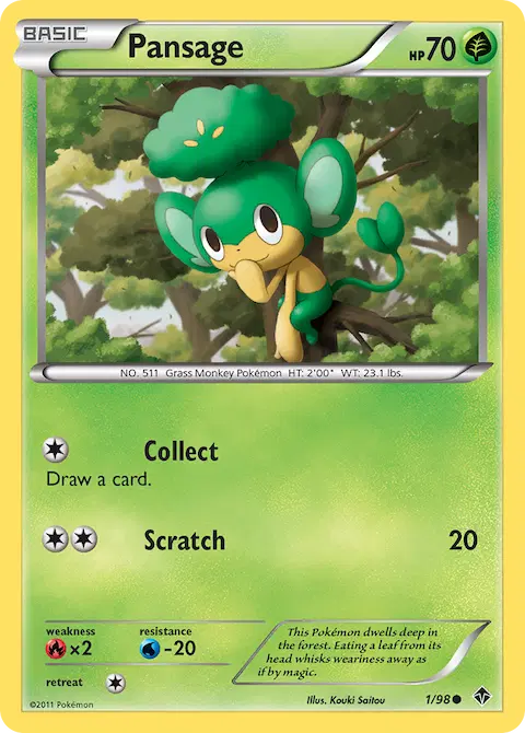 Pansage, Emerging Powers 1/98