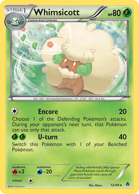 Whimsicott, Emerging Powers 12/98