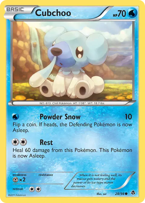 Cubchoo, Emerging Powers 28/98