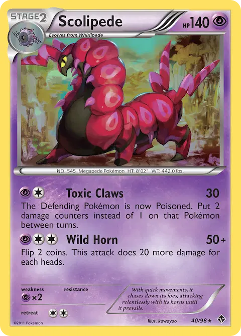 Scolipede, Emerging Powers 40/98