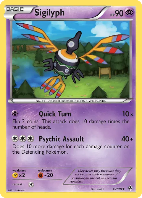 Sigilyph, Emerging Powers 42/98