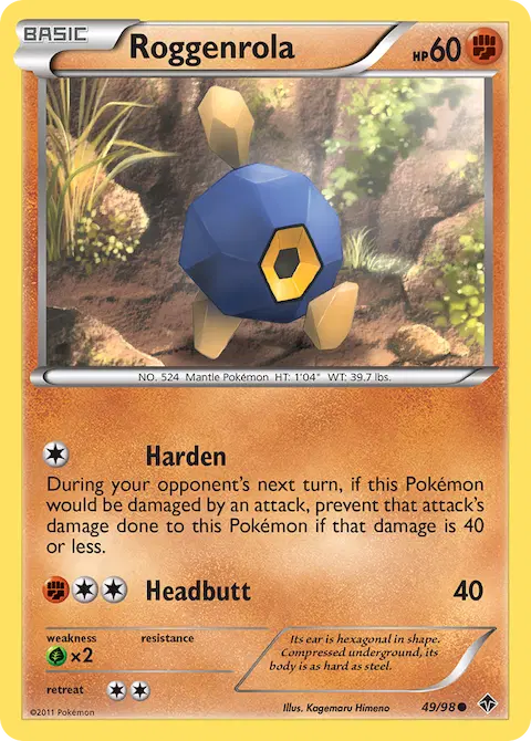 Roggenrola, Emerging Powers 49/98