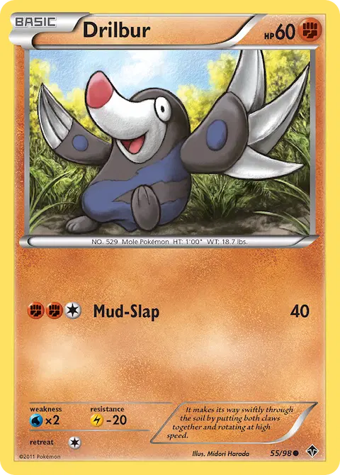 Drilbur, Emerging Powers 55/98