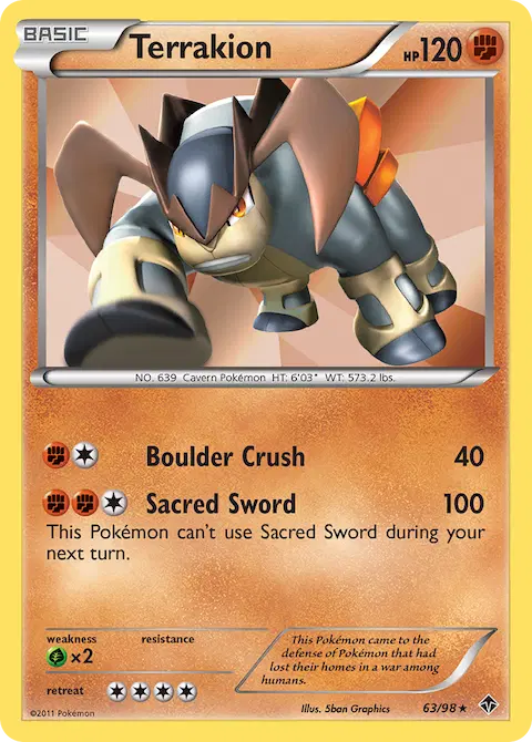Terrakion, Emerging Powers 63/98