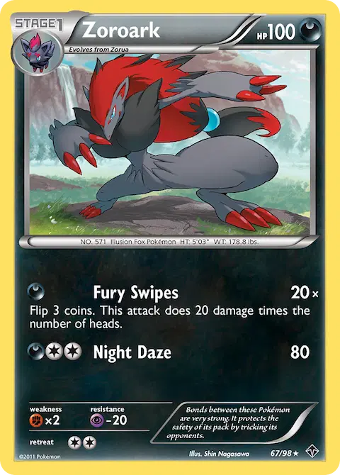 Zoroark, Emerging Powers 67/98