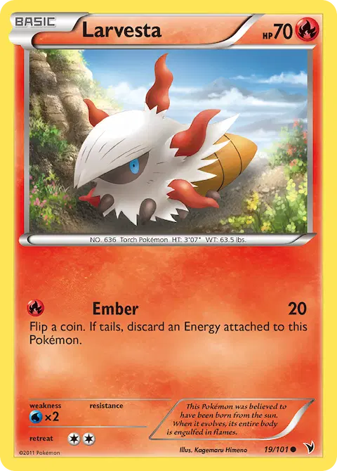 Larvesta, Noble Victories 19/101
