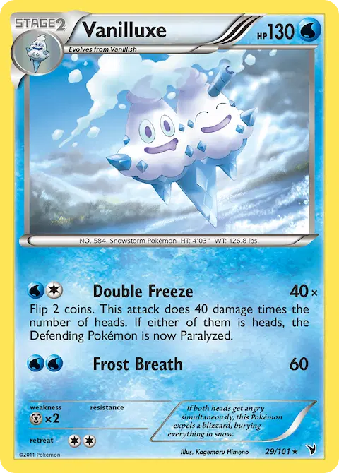 Vanilluxe, Noble Victories 29/101
