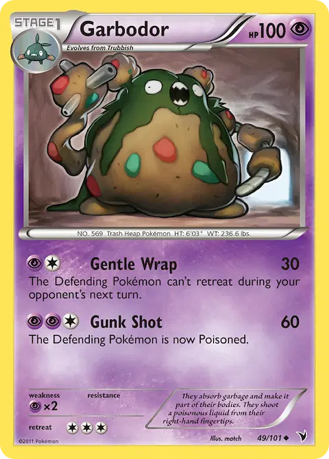 Garbodor, Noble Victories 49/101