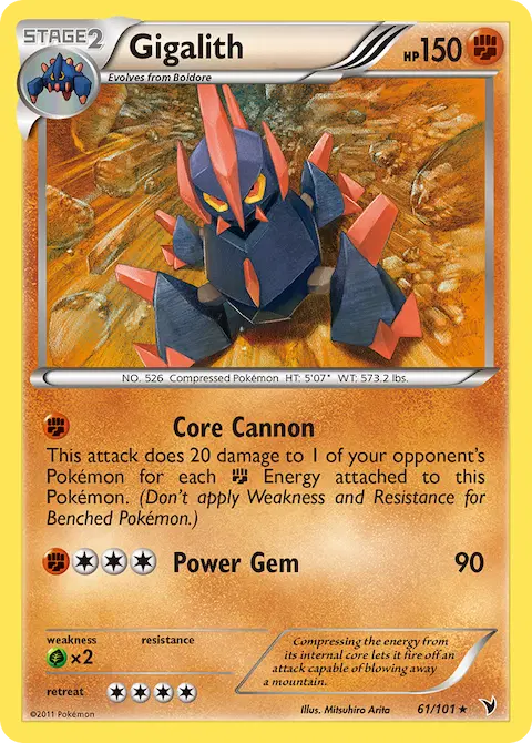 Gigalith, Noble Victories 61/101