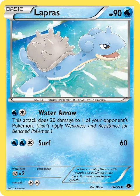 Lapras, Next Destinies 26/99