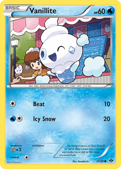 Vanillite, Next Destinies 31/99