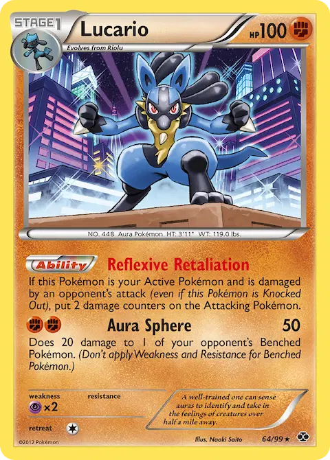 Lucario, Next Destinies 64/99