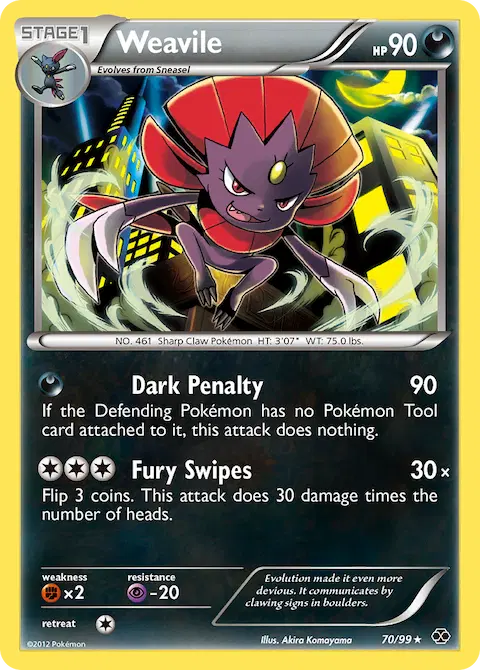 Weavile, Next Destinies 70/99