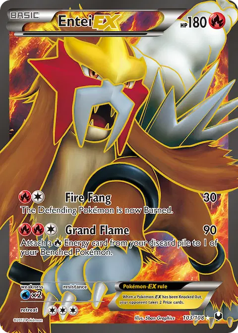 Entei-EX, Dark Explorers 103/108