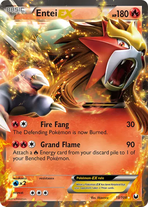 Entei-EX, Dark Explorers 13/108
