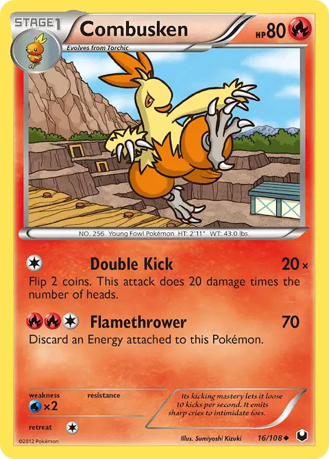Combusken, Dark Explorers 16/108
