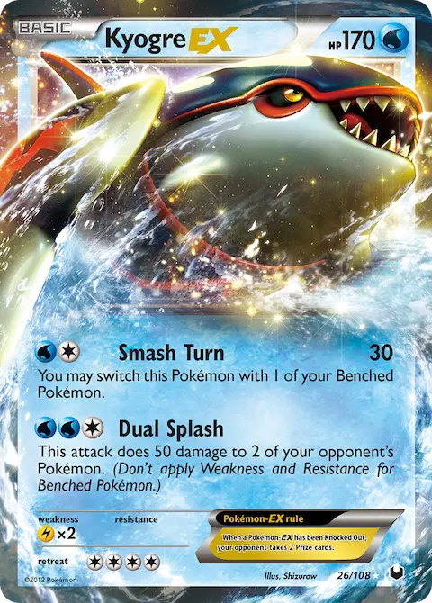 Kyogre-EX, Dark Explorers 26/108