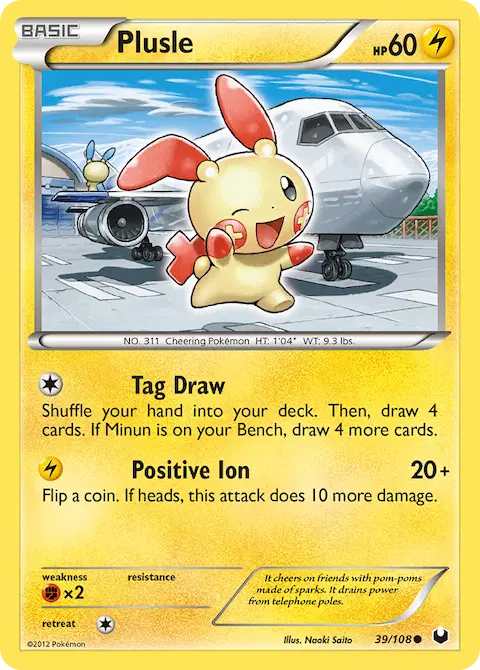 Plusle, Dark Explorers 39/108