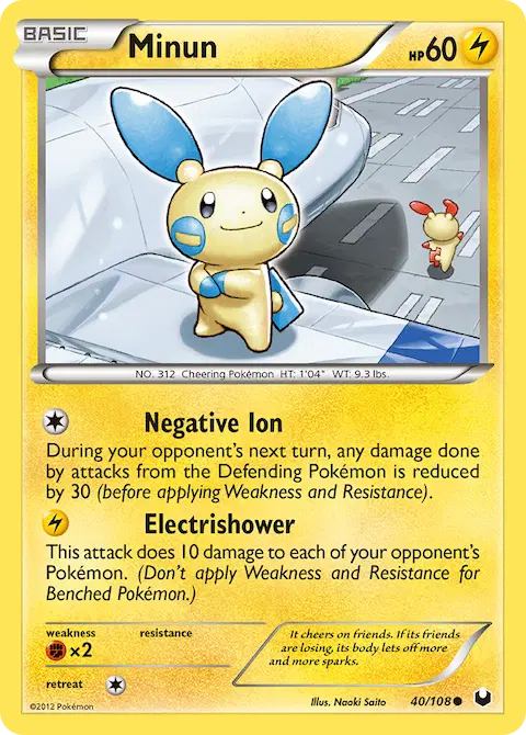 Minun, Dark Explorers 40/108