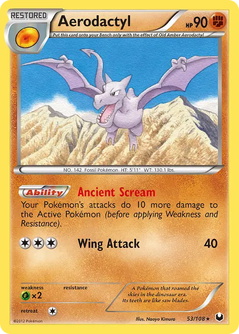 Aerodactyl, Dark Explorers 53/108