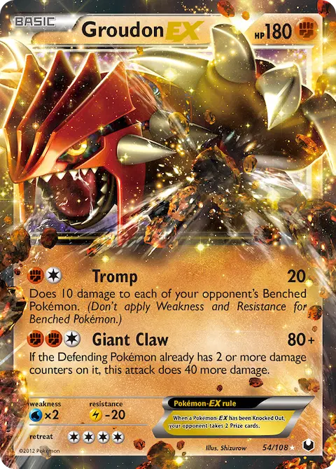 Groudon-EX, Dark Explorers 54/108