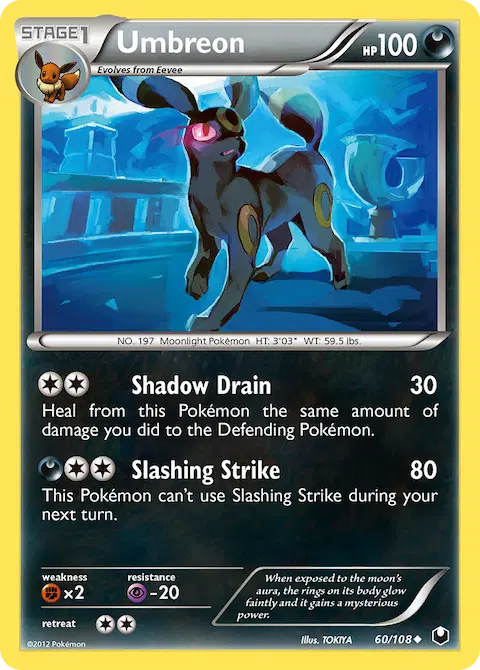 Umbreon, Dark Explorers 60/108