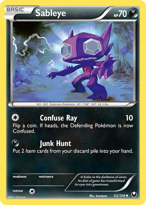 Sableye, Dark Explorers 62/108