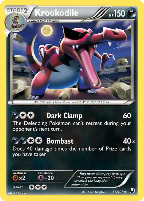 Krookodile, Dark Explorers 66/108