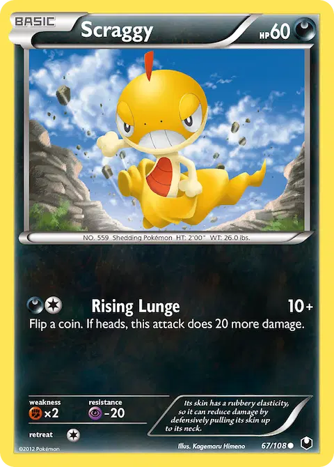 Scraggy, Dark Explorers 67/108