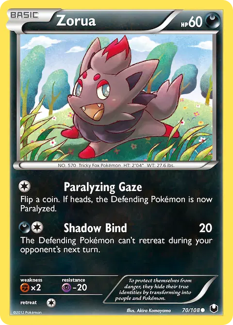 Zorua, Dark Explorers 70/108