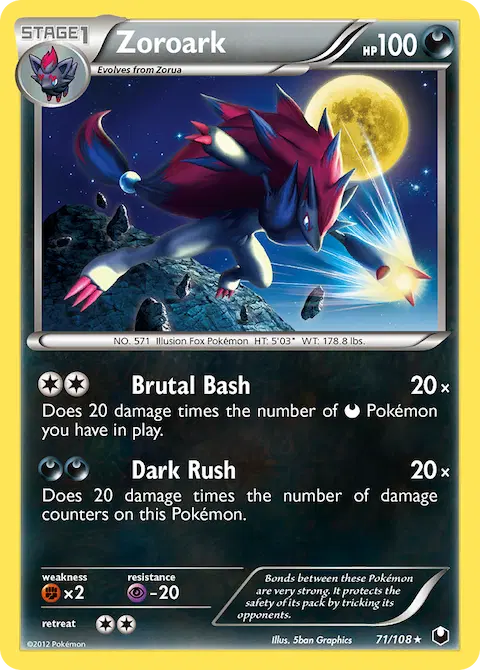 Zoroark, Dark Explorers 71/108
