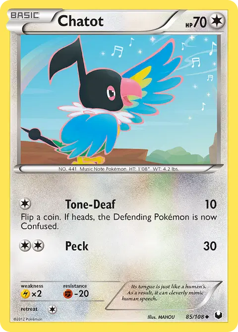 Chatot, Dark Explorers 85/108